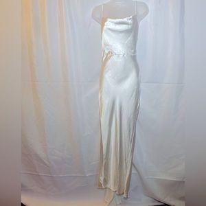 Vestido de novia de seda